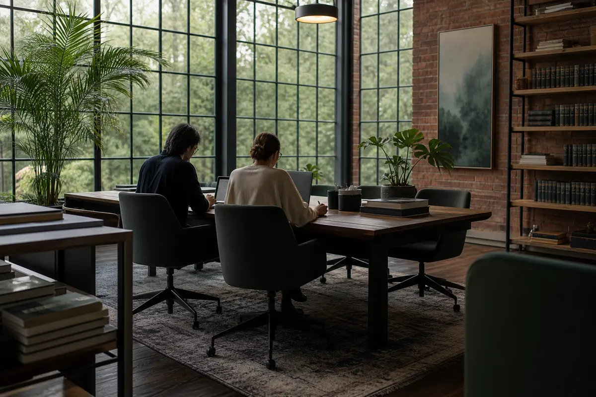 Editorial marketing planning scene for Local Service Ads in Newark, New York