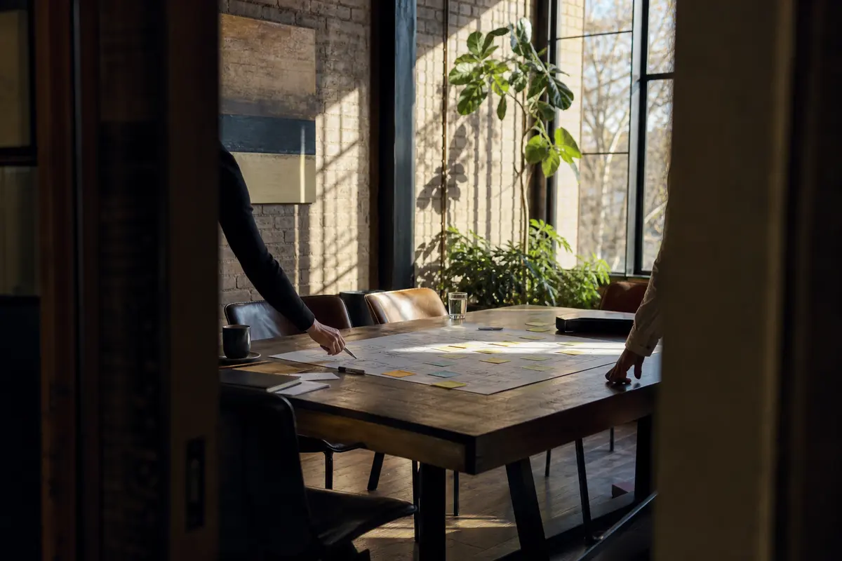 Editorial marketing planning scene for Programmatic SEO in Oneonta, New York