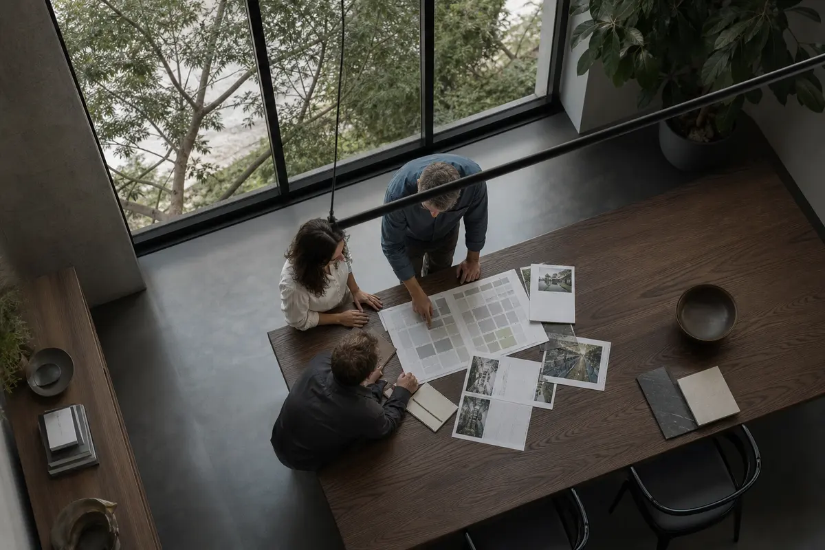 Editorial marketing planning scene for Programmatic SEO in Plainedge, New York