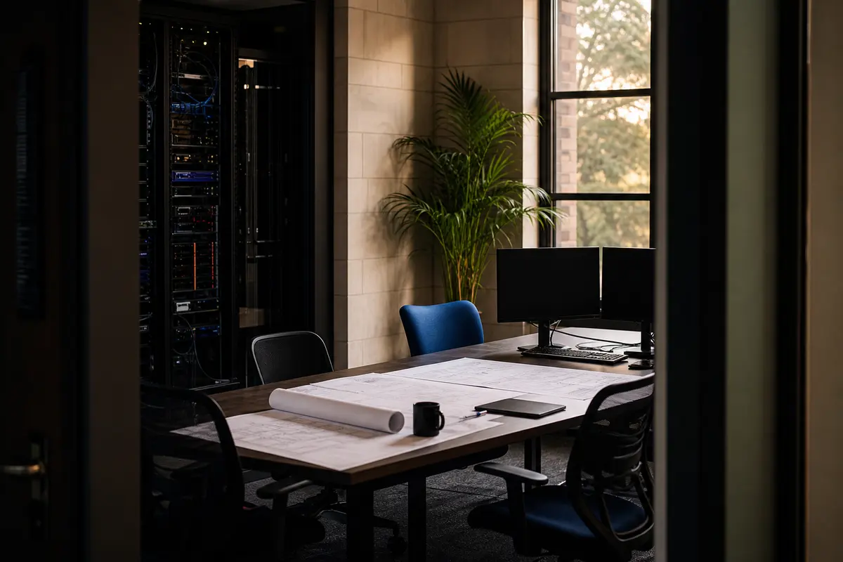 Editorial platform planning scene for Custom Software in Pleasantville, New York