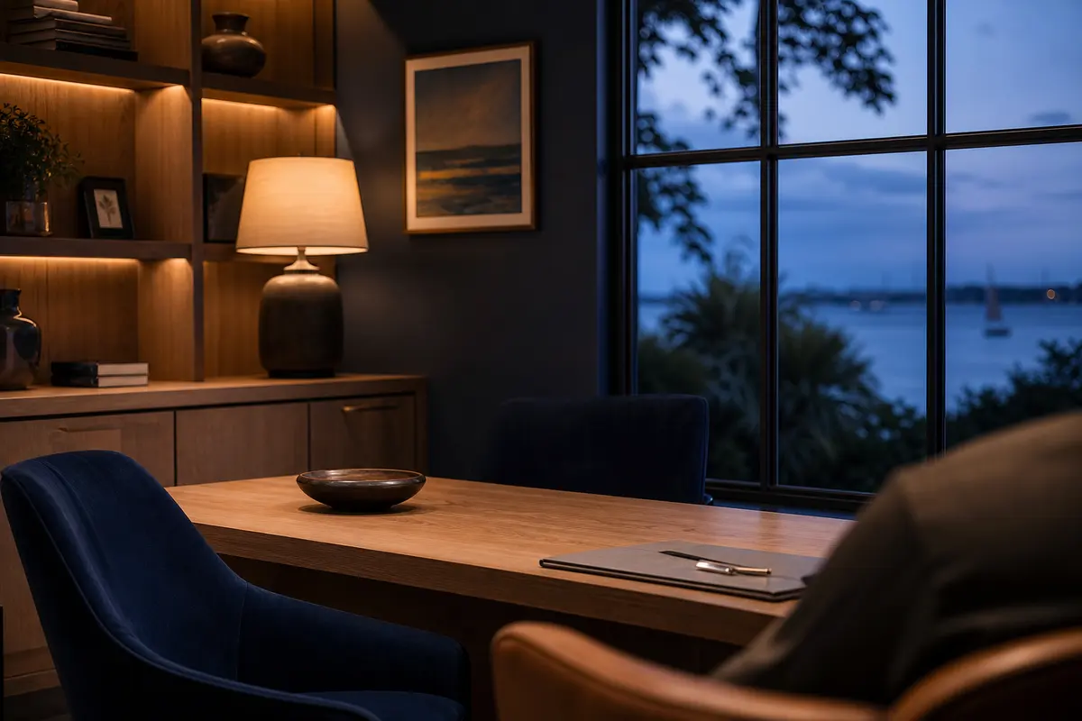 Editorial intake planning scene for Intake Coach in Port Jefferson, New York