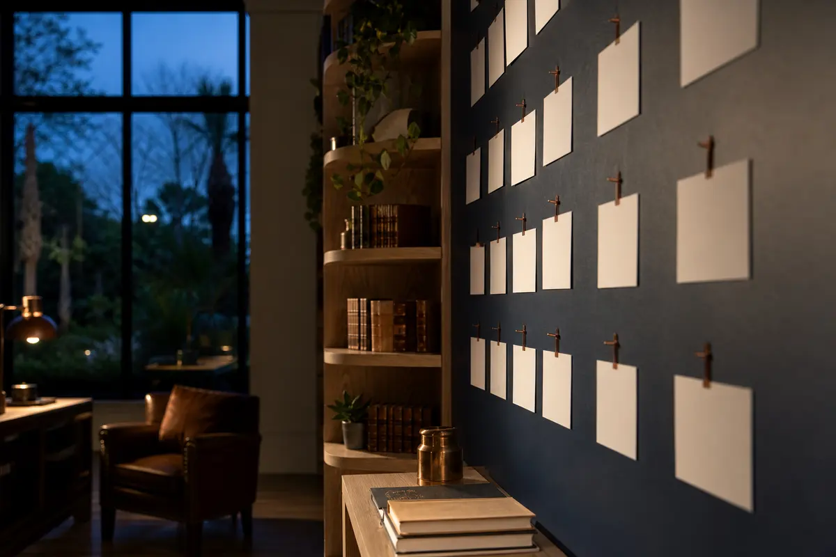 Editorial marketing planning scene for Port Jefferson Station, New York
