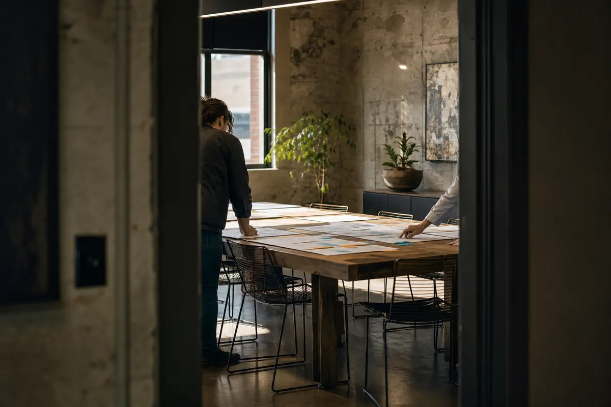 Editorial marketing planning scene for Reputation & Reviews in Poughkeepsie, New York