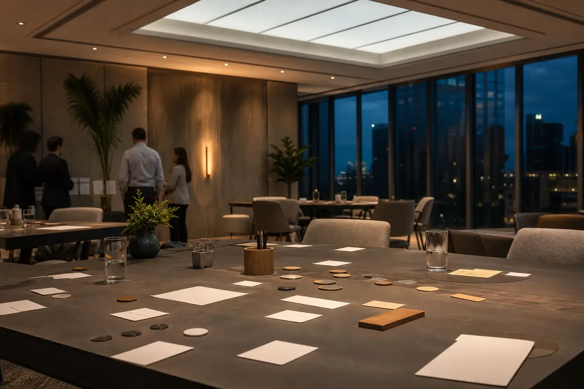 Editorial platform planning scene for Dedicated Hosting in Radisson, New York