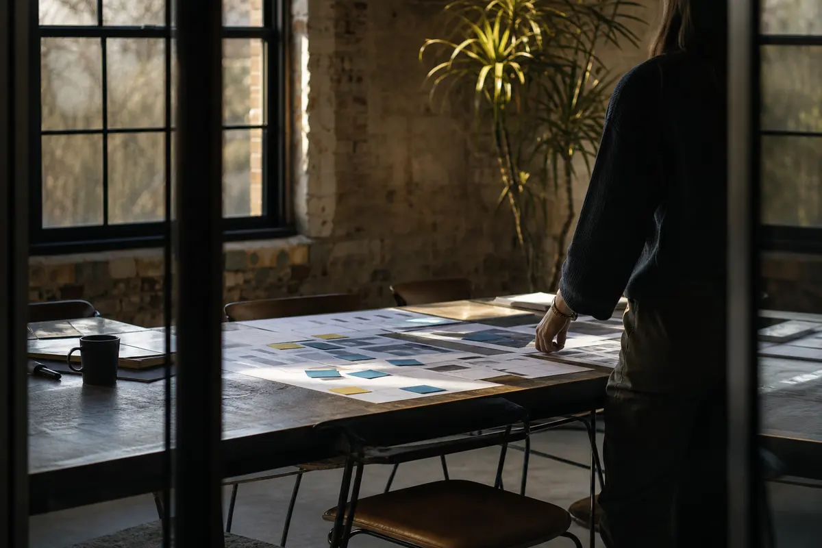 Editorial marketing planning scene for Local Service Ads in Roessleville, New York