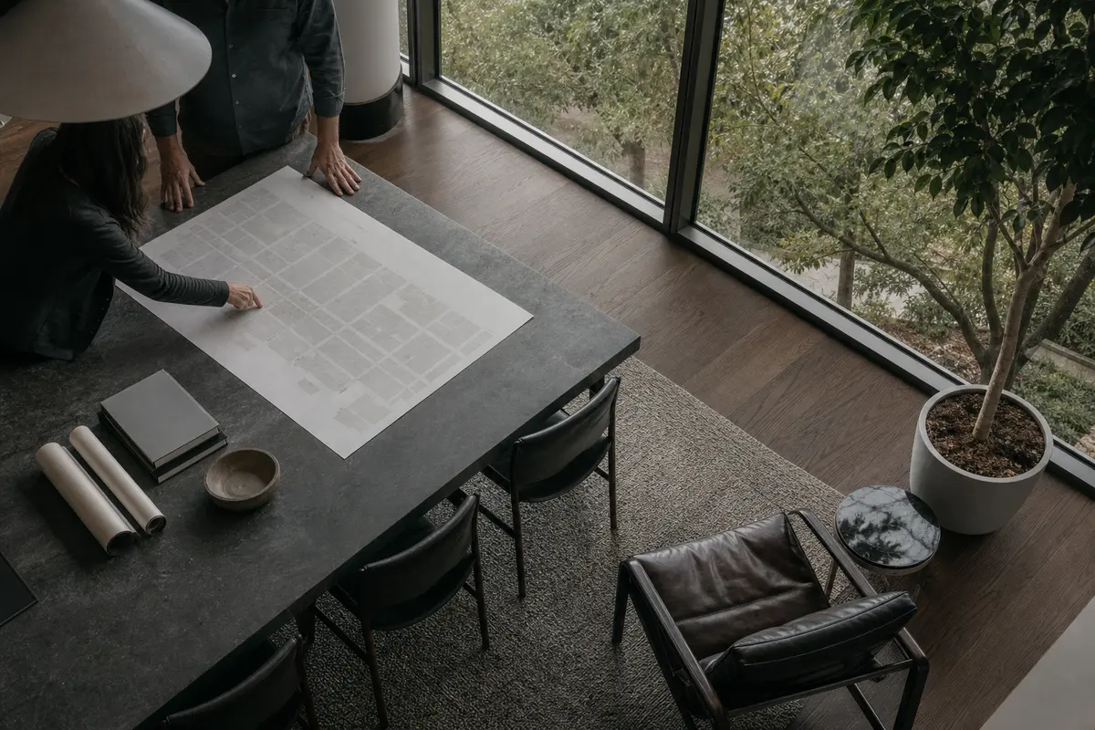 Editorial marketing planning scene for Programmatic SEO in Rotterdam, New York