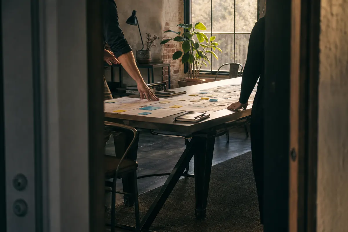 Editorial marketing planning scene for Scotchtown, New York