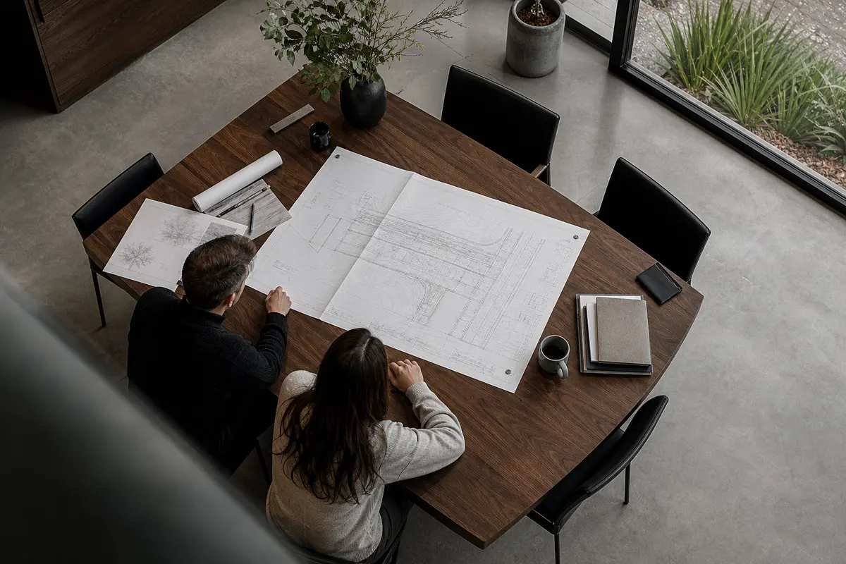 Editorial platform planning scene for Custom Software in Scotchtown, New York