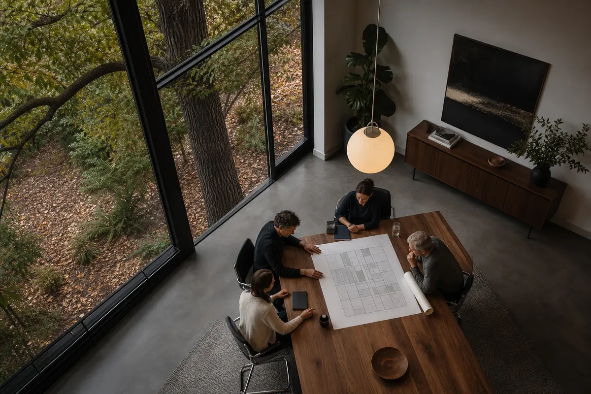 Editorial marketing planning scene for Stony Point, New York