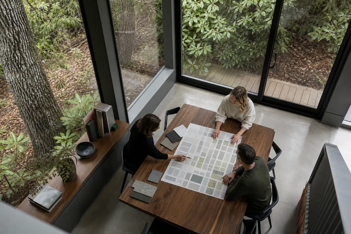 Editorial marketing planning scene for Utica, New York