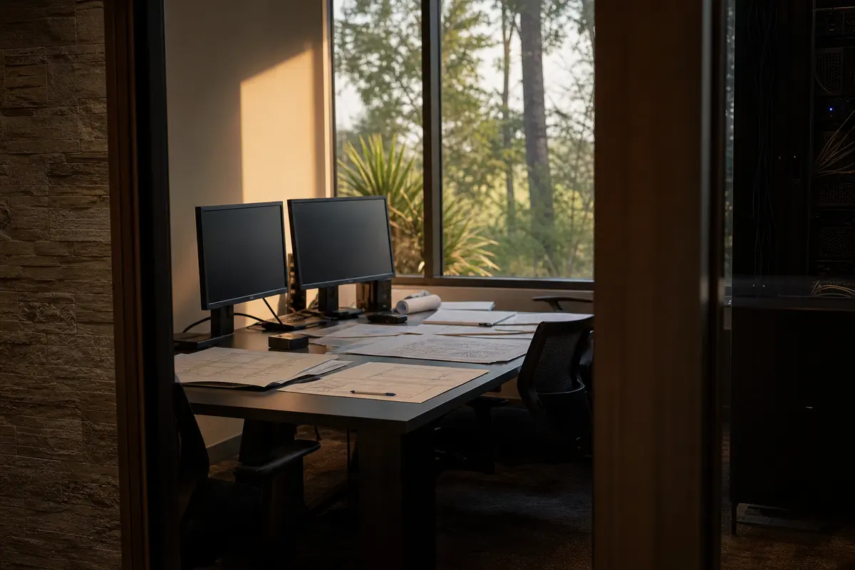 Editorial platform planning scene for Custom Software in Warwick, New York