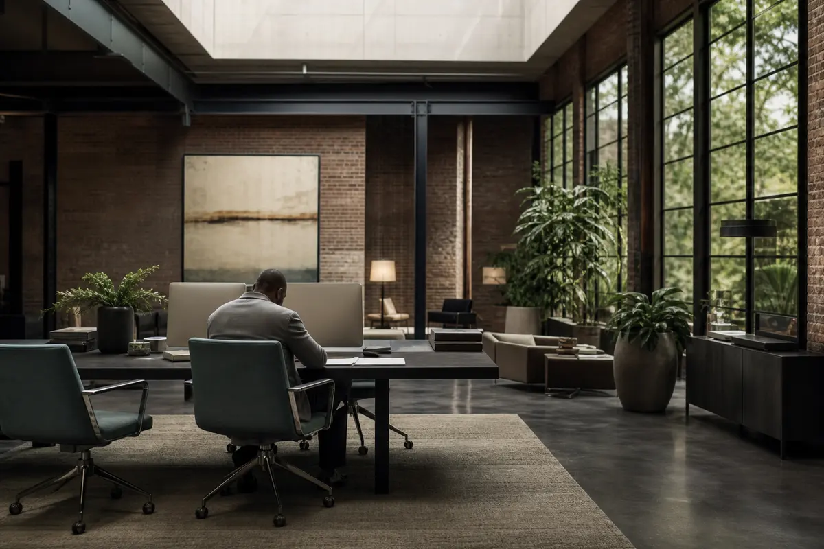 Editorial marketing planning scene for West Babylon, New York