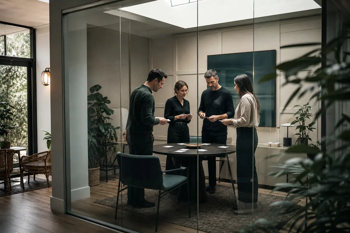 Editorial intake planning scene for Lead Attribution in West Hills, New York