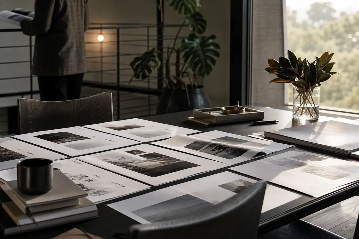 Editorial marketing planning scene for Reputation & Reviews in White Plains, New York