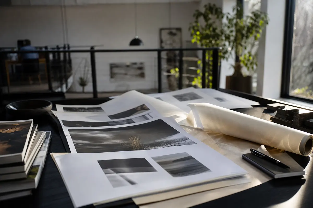 Editorial marketing planning scene for Woodbury, New York