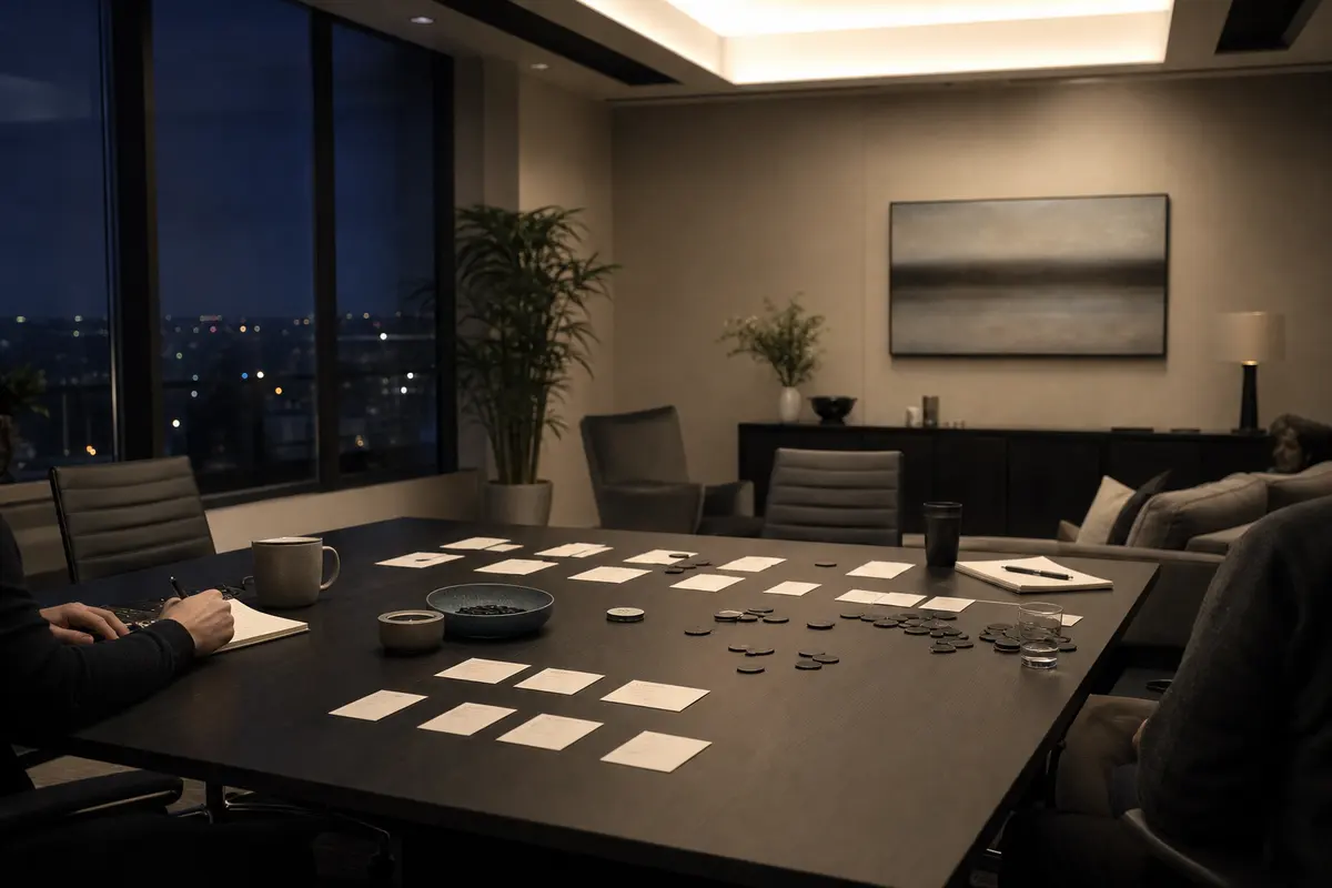 Editorial platform planning scene for ROI Dashboard in Yonkers, New York