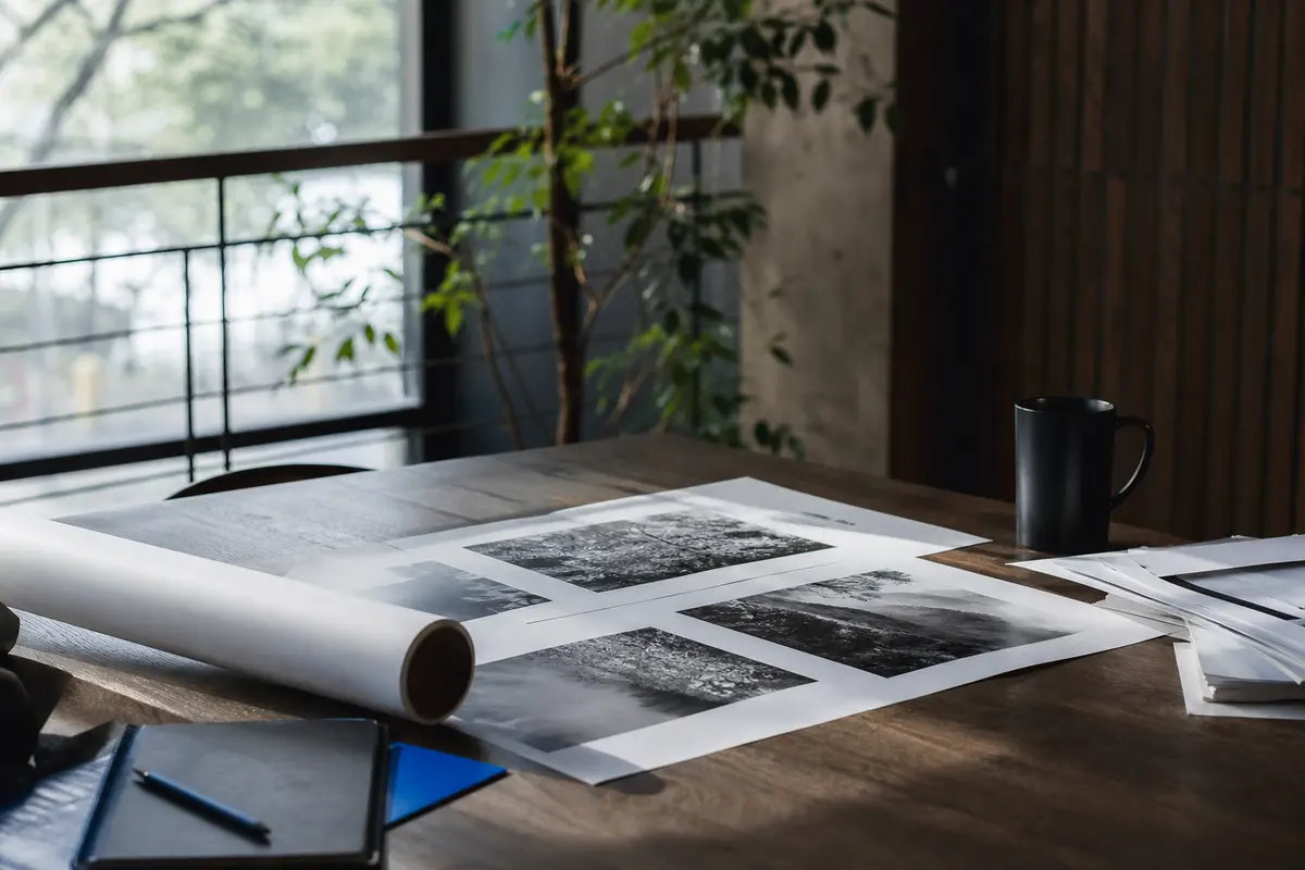 Editorial marketing planning scene for Asheville, North Carolina