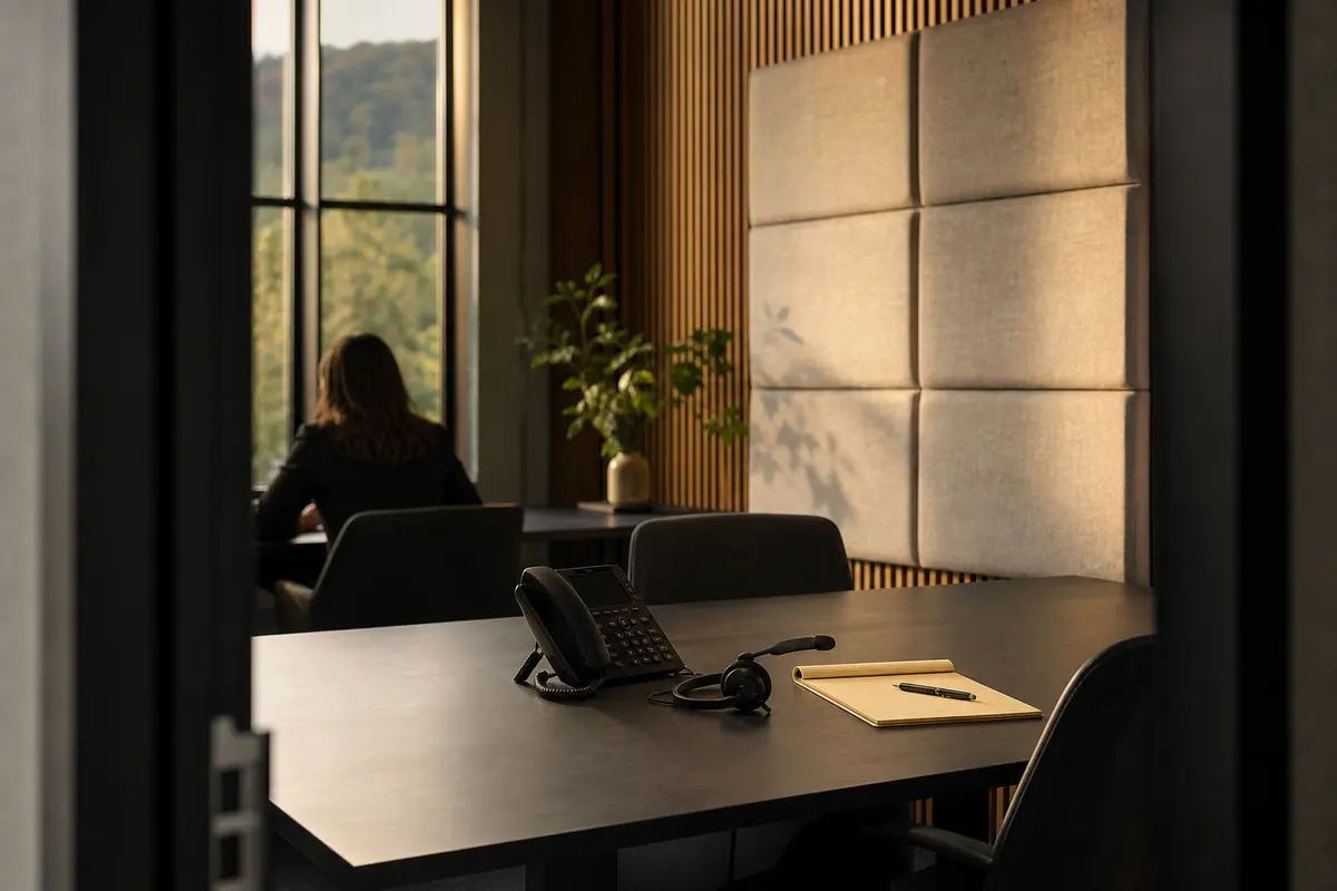 Editorial intake planning scene for AI Answering in Black Mountain, North Carolina