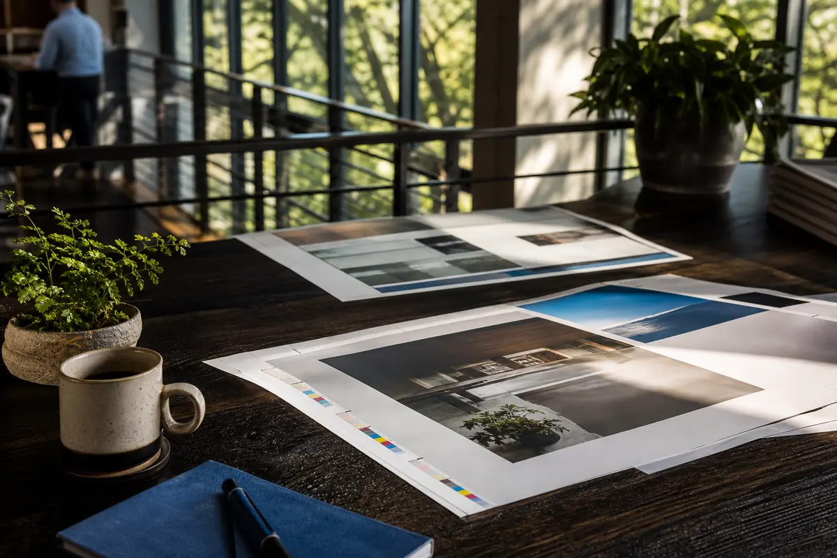 Editorial marketing planning scene for AI SEO in Durham, North Carolina
