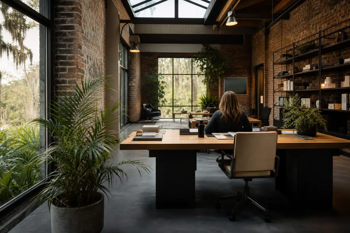 Editorial marketing planning scene for Half Moon, North Carolina