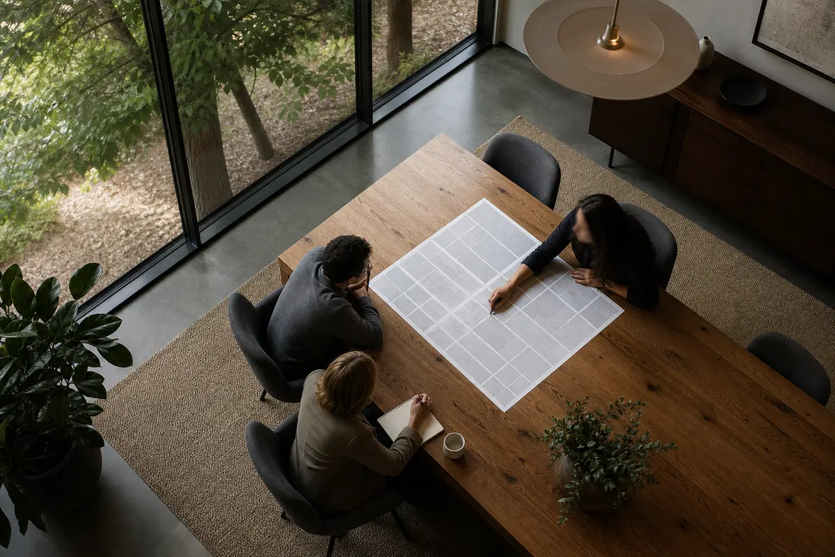 Editorial marketing planning scene for Programmatic SEO in Kernersville, North Carolina