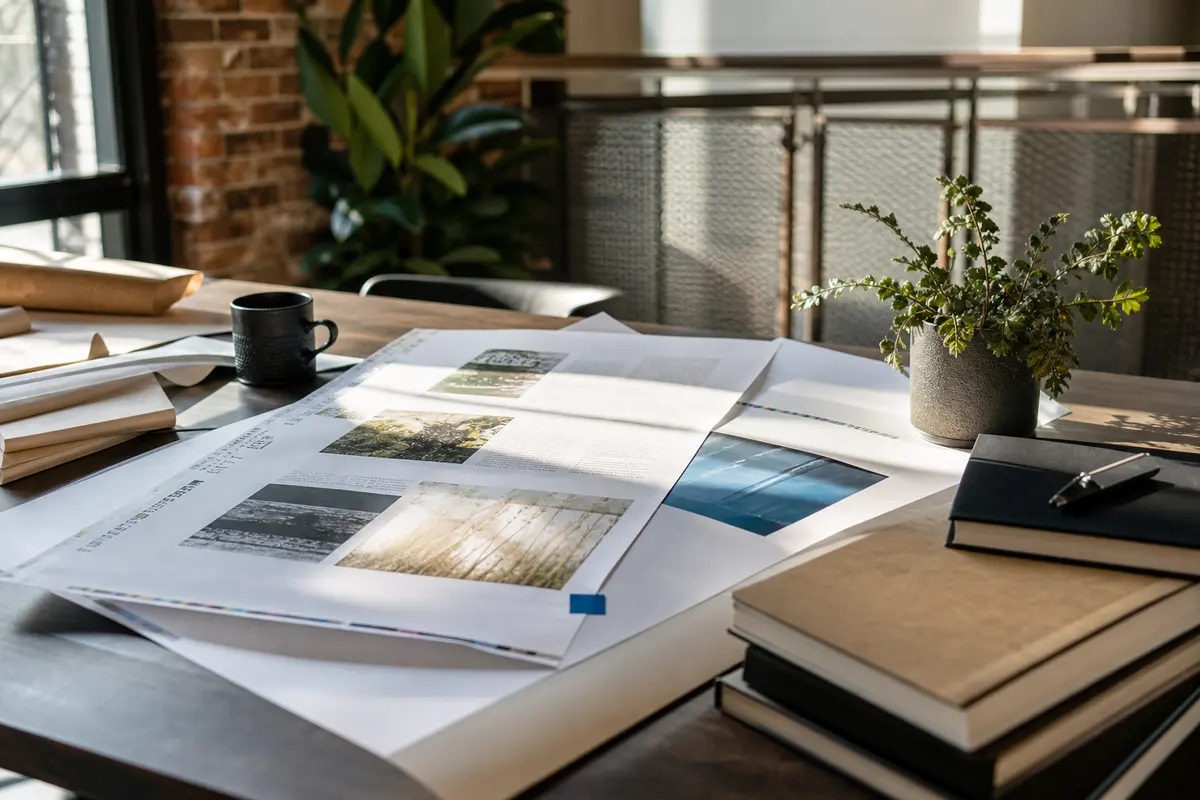 Editorial marketing planning scene for King, North Carolina