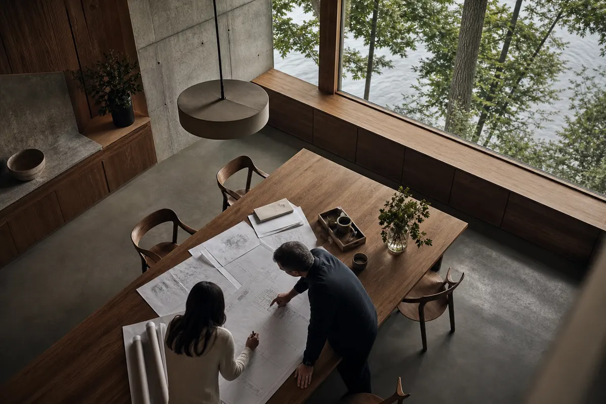Editorial platform planning scene for Custom Software in Lake Norman of Iredell, North Carolina