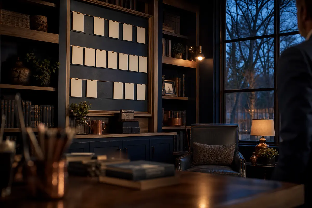 Editorial marketing planning scene for Mooresville, North Carolina