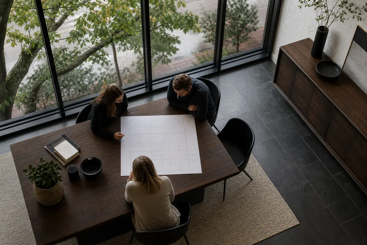 Editorial marketing planning scene for Legal News in Mount Airy, North Carolina
