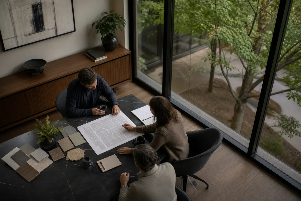 Editorial marketing planning scene for Nashville, North Carolina
