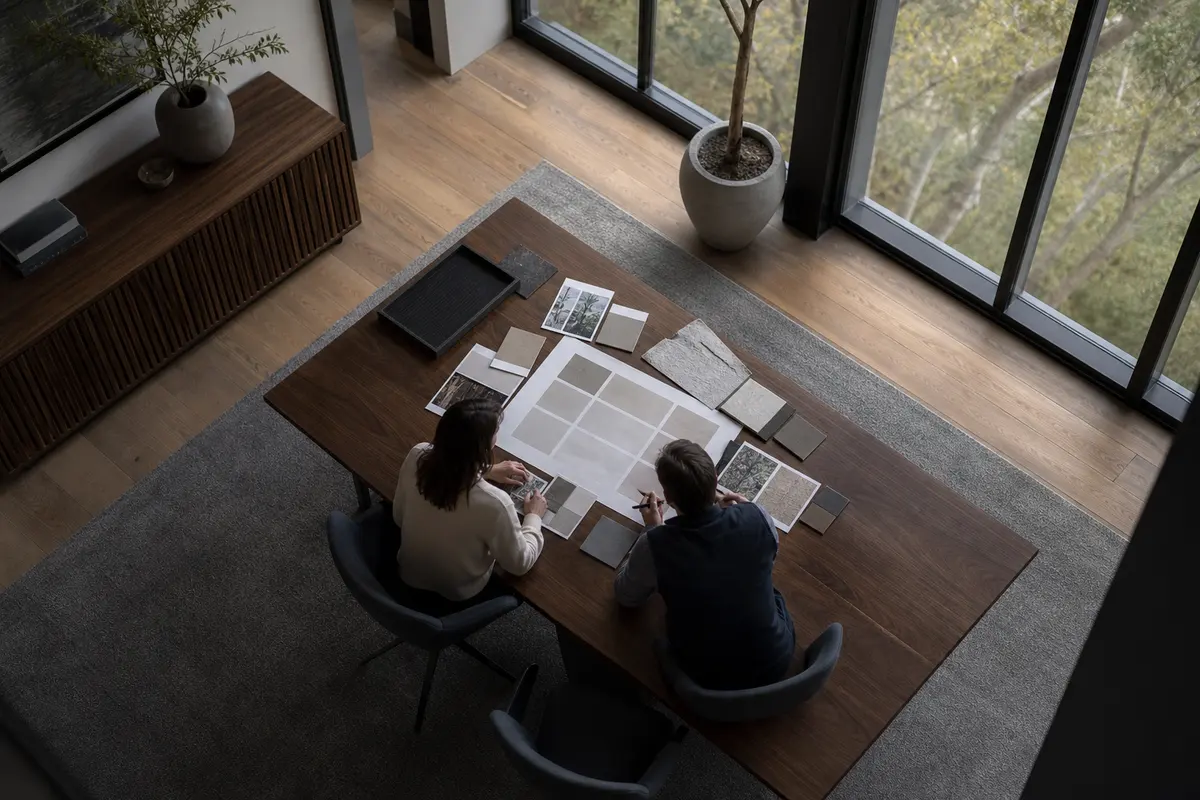 Editorial marketing planning scene for Oak Ridge, North Carolina