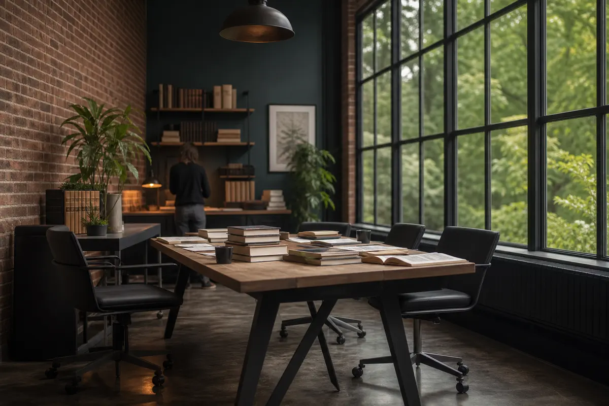Editorial marketing planning scene for Legal News in Pineville, North Carolina