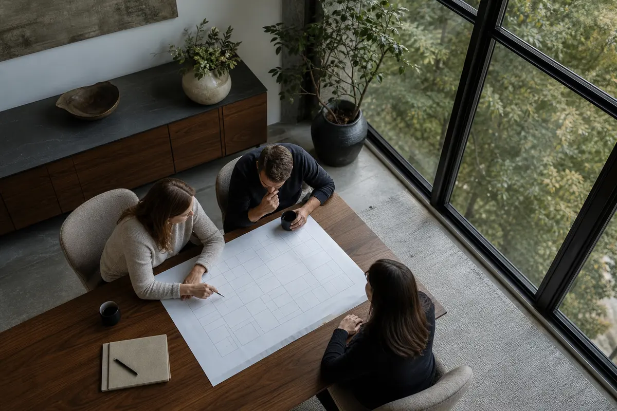 Editorial marketing planning scene for Reputation & Reviews in Roanoke Rapids, North Carolina