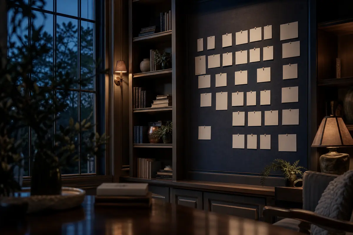 Editorial marketing planning scene for St. James, North Carolina