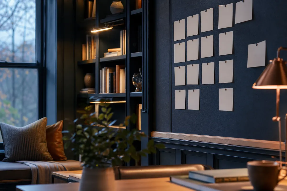 Editorial marketing planning scene for AI SEO in Waynesville, North Carolina