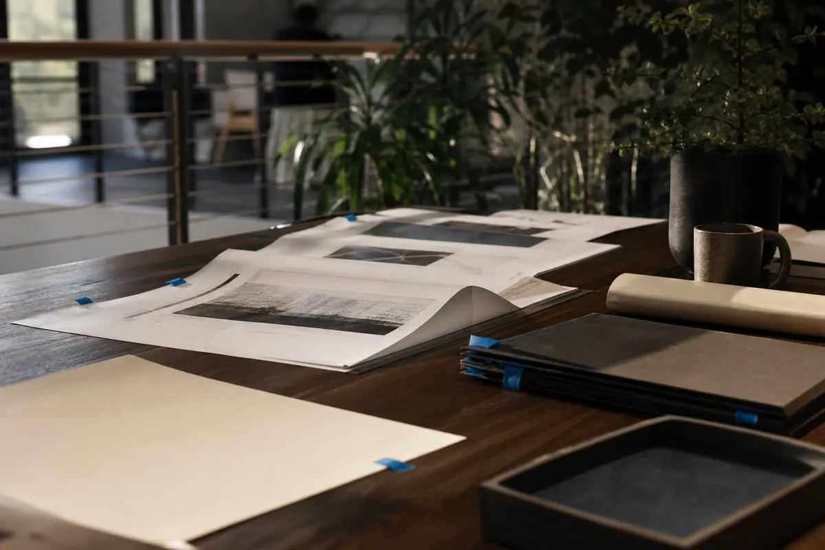 Editorial marketing planning scene for Programmatic SEO in Weddington, North Carolina