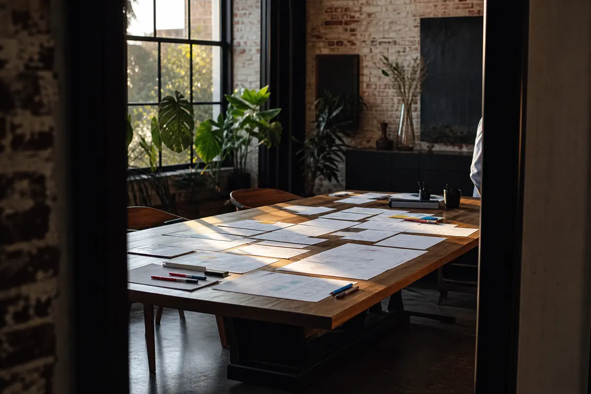 Editorial marketing planning scene for Programmatic SEO in Apple Valley, Ohio
