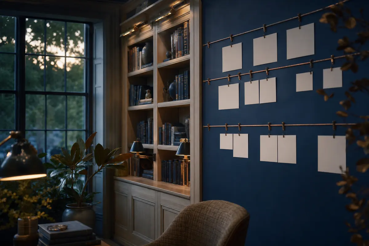 Editorial marketing planning scene for Bellevue, Ohio