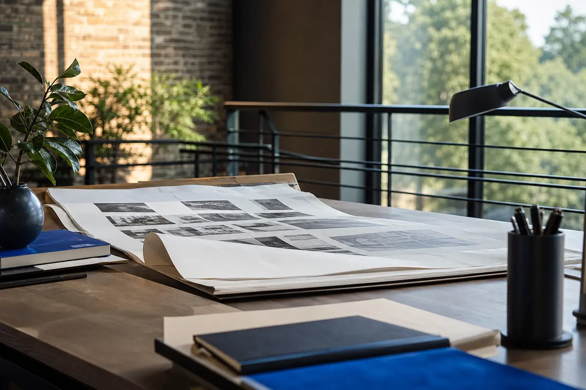 Editorial marketing planning scene for Legal News in Belpre, Ohio