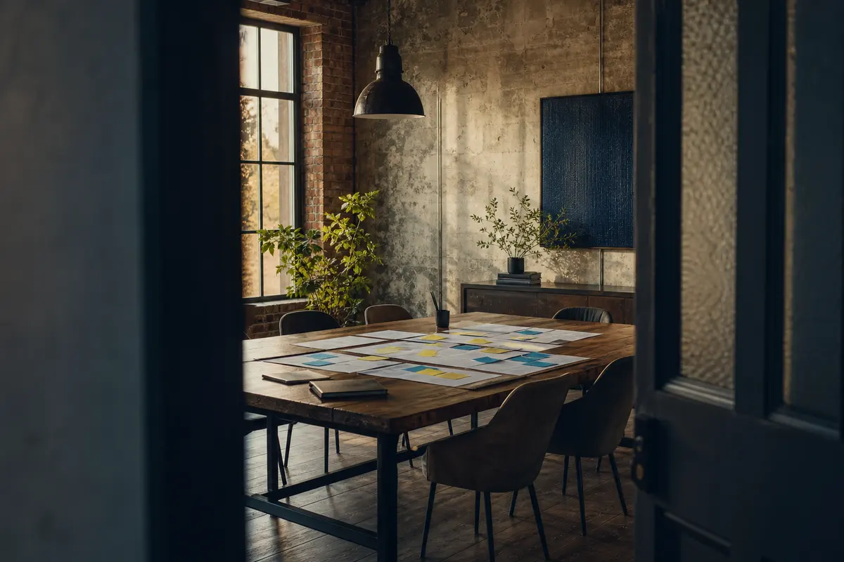Editorial marketing planning scene for Legal News in Campbell, Ohio