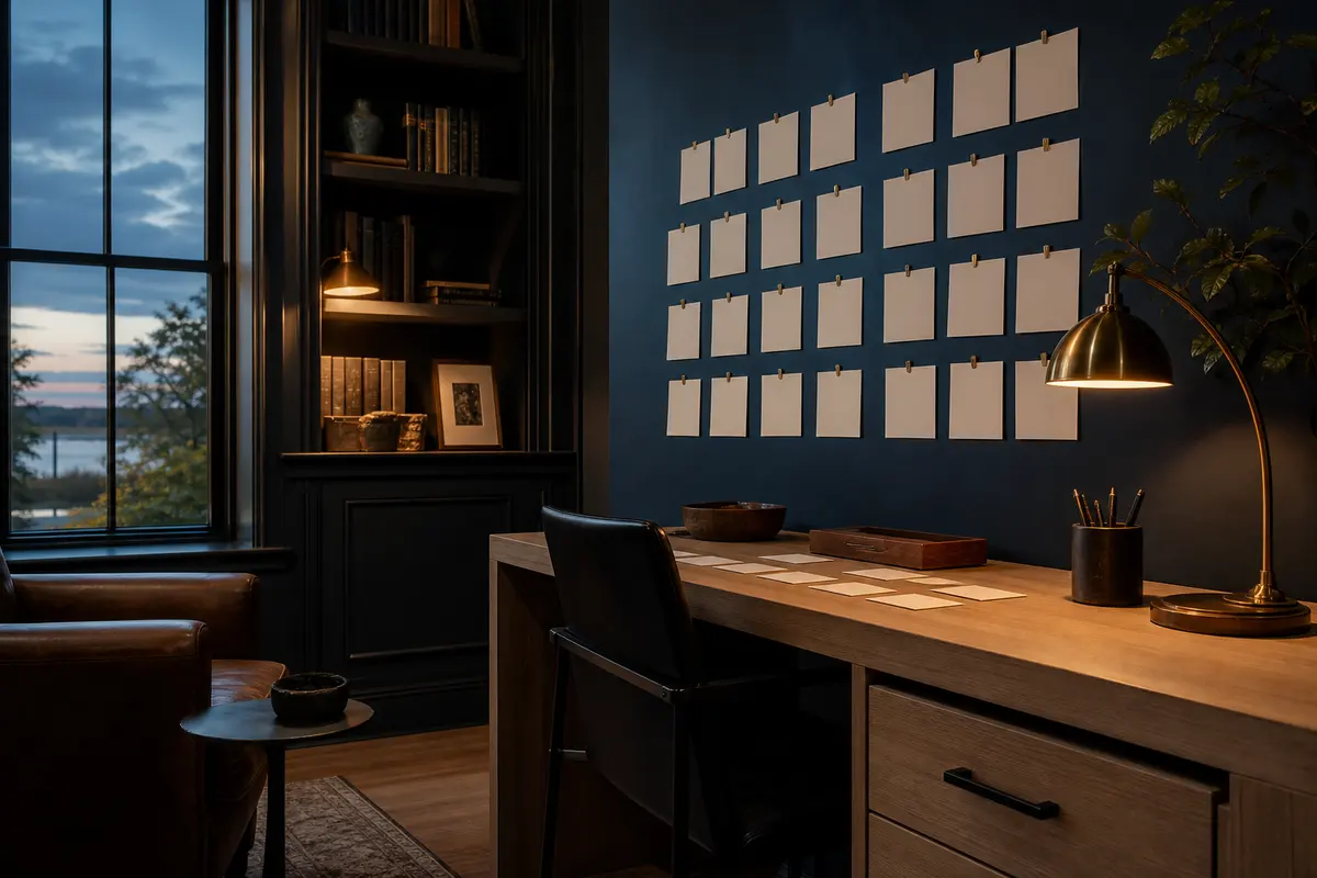 Editorial marketing planning scene for Clyde, Ohio