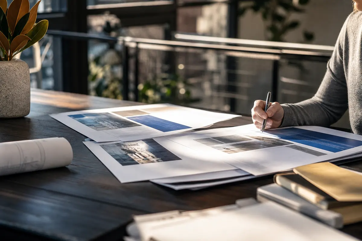 Editorial marketing planning scene for Local Service Ads in Delaware, Ohio