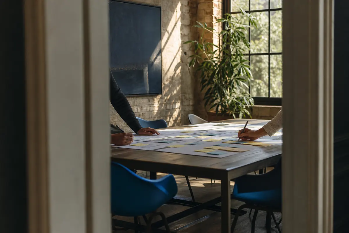 Editorial marketing planning scene for Legal News in Forestville, Ohio