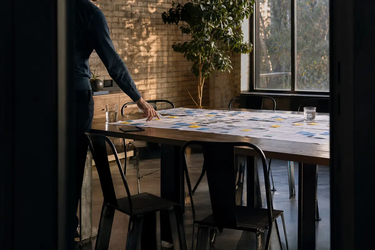 Editorial marketing planning scene for Gahanna, Ohio