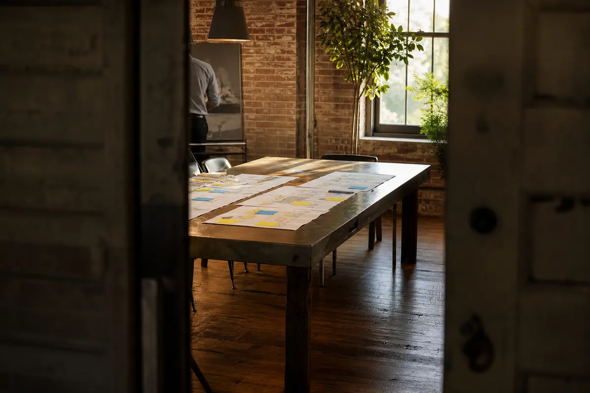 Editorial marketing planning scene for Legal News in Greenville, Ohio