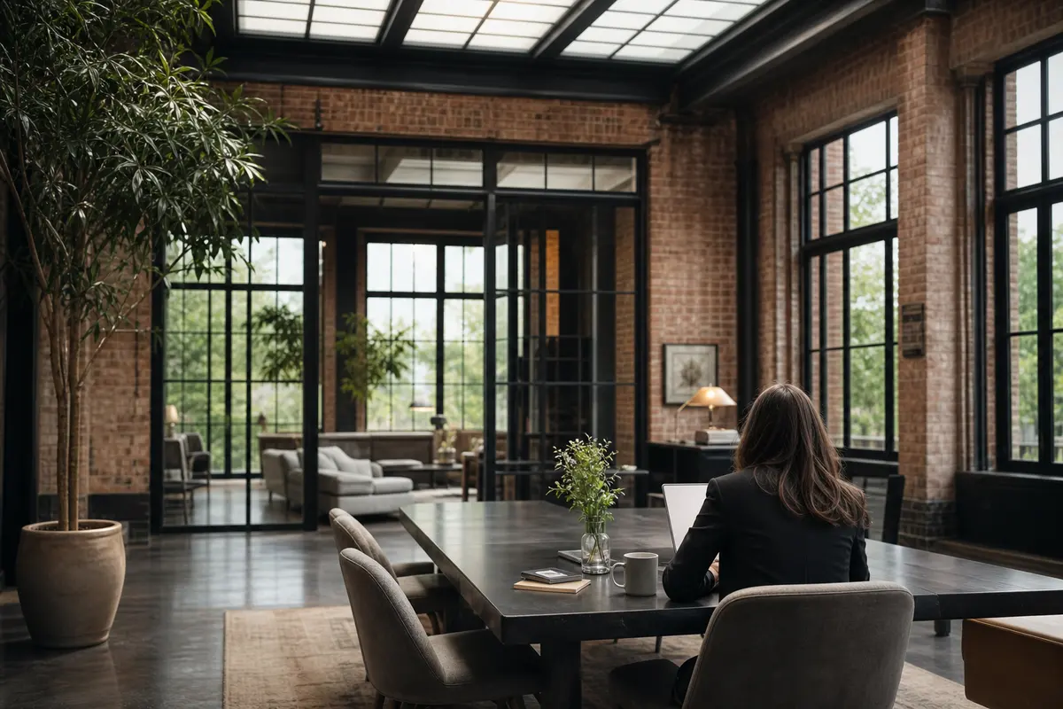 Editorial marketing planning scene for AI SEO in Groesbeck, Ohio