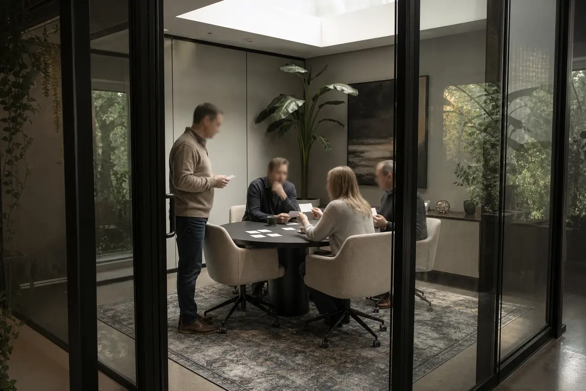 Editorial intake planning scene for Automation in Lancaster, Ohio