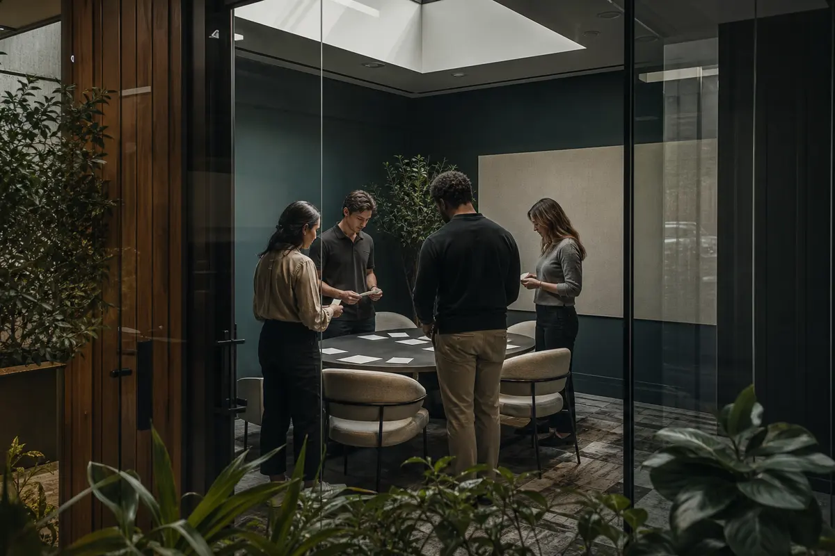 Editorial intake planning scene for Lead Attribution in Logan, Ohio