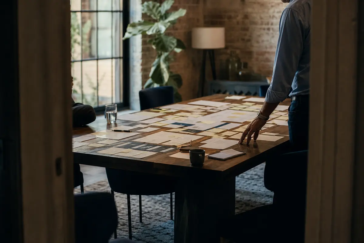 Editorial marketing planning scene for Logan, Ohio