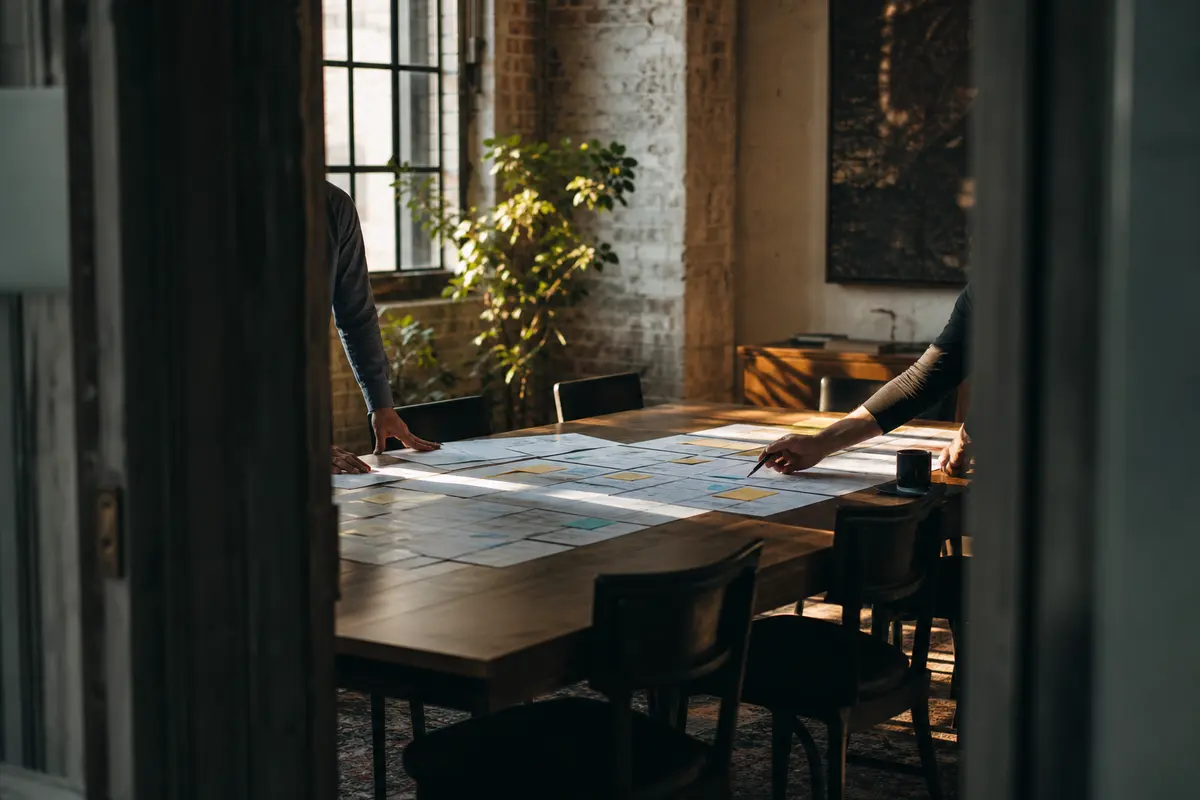 Editorial marketing planning scene for Mason, Ohio